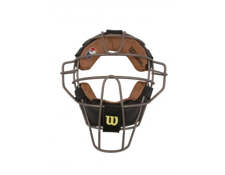 Wilson Umpire Gear Wilson MLB Two Tone Umpire Mask Replacement Pads - Black And Tan - Image 2