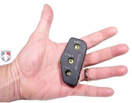 Champro Umpire Gear Champro 3-Dial Optic Yellow Plastic Umpire Indicator - 4/3/3 Count - Image 5