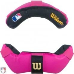 Wilson Umpire Gear Wilson MLB Umpire Mask Replacement Pads - Pink And Black
