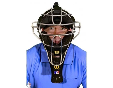 Wilson Umpire Gear Wilson MLB Gold 6" Umpire Throat Guard - Image 3