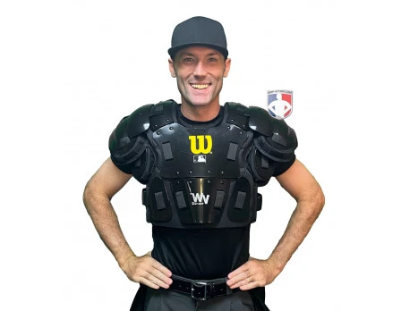Wilson Umpire Gear Wilson MLB West Vest Pro Gold 2 Air Management Umpire Chest Protector - Image 3