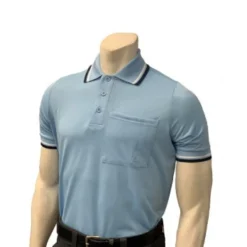 Smitty Umpire Smitty Short Sleeve Body Flex Umpire Shirt - Powder Blue