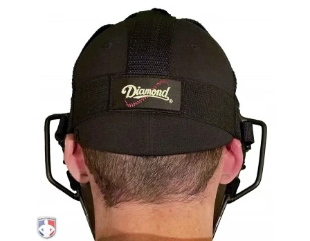 Diamond Umpire Gear Diamond Matte Black Big League Aluminum Umpire Mask With Leather - Image 6