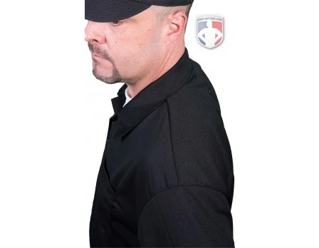Smitty Umpire Smitty Vertical Stripe Umpire Shirt - Black - Image 7