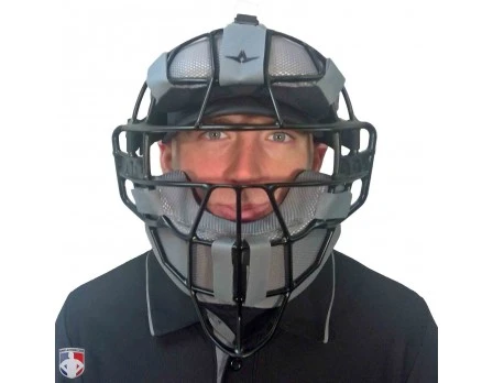 ALL-STAR Umpire Gear All-Star Black Magnesium Umpire Mask With Grey LUC - Image 5