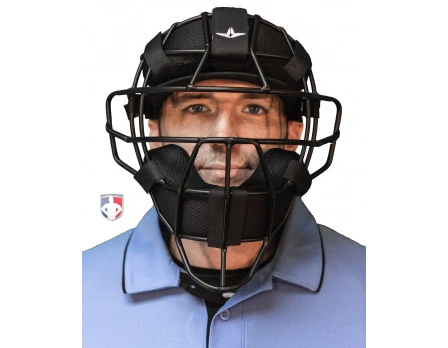 ALL-STAR Umpire Gear All-Star Matte Black System 7 Steel Umpire Mask With UltraCool - Image 5