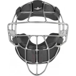 ALL-STAR Umpire Gear All-Star Silver Magnesium Umpire Mask With Black LUC