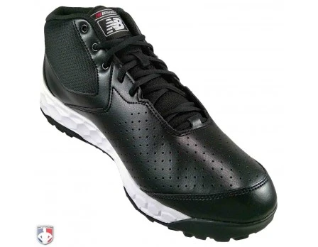 New Balance Referee And Umpire Shoes New Balance V3 Black & White Mid-Cut Umpire Base Shoes - Image 7