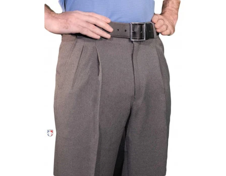 Smitty Umpire Smitty Heather Grey Combo Umpire Pants With Expander Waistband