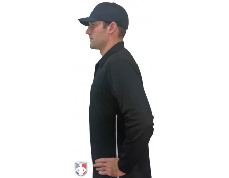 Smitty Umpire Smitty Long Sleeve Vertical Stripe Umpire Shirt - Image 3