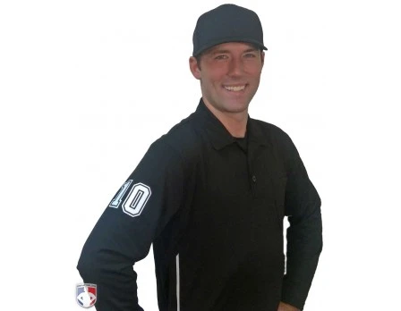 Smitty Umpire Smitty Long Sleeve Vertical Stripe Umpire Shirt - Image 7