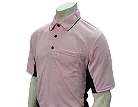 Smitty Umpire Smitty Major League Replica Umpire Shirt - Pink With Black