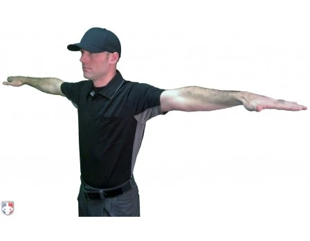 Smitty Umpire Smitty V2 Major League Replica Umpire Shirt - Black With Charcoal Grey - Image 4