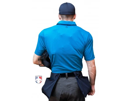 Smitty Umpire Smitty NCAA Softball Short Sleeve Body Flex Men's Umpire Shirt - Bright Blue - Image 3