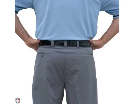 Smitty Umpire Smitty Performance Poly Spandex Medium Grey Base Umpire Pants - Image 2