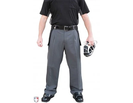 Smitty Umpire Smitty Performance Poly Spandex Charcoal Grey Plate Umpire Pants - Image 2