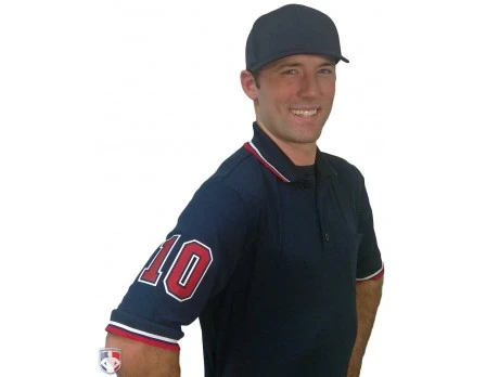 4" Red On Navy On White Precision-Cut Number - Image 2