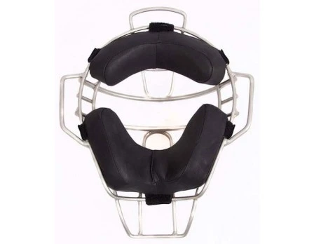 Diamond Umpire Gear Diamond Silver Big League Aluminum Umpire Mask With Leather - Image 5