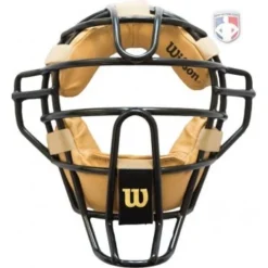 Wilson Umpire Gear Wilson Dyna-Lite Steel Umpire Mask With Doeskin